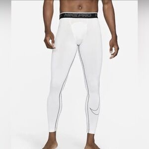 Nike Pro Dri-Fit Compression Tights White DD1913-100 MENS SIZE Medium Large XL